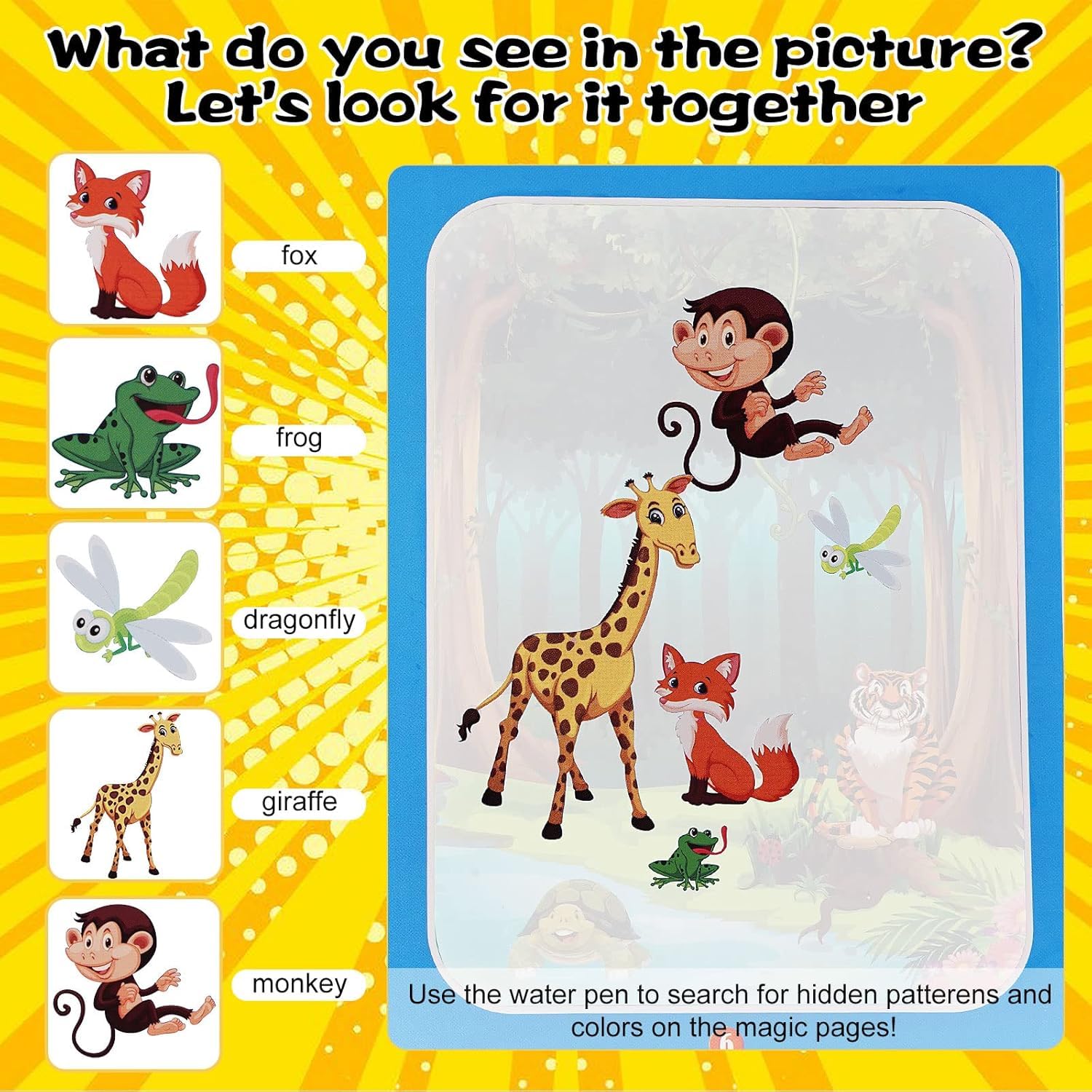 Reusable Magic Book for Kids 2-5 Years - Drawing Coloring Books - Magic Pen - Image 3
