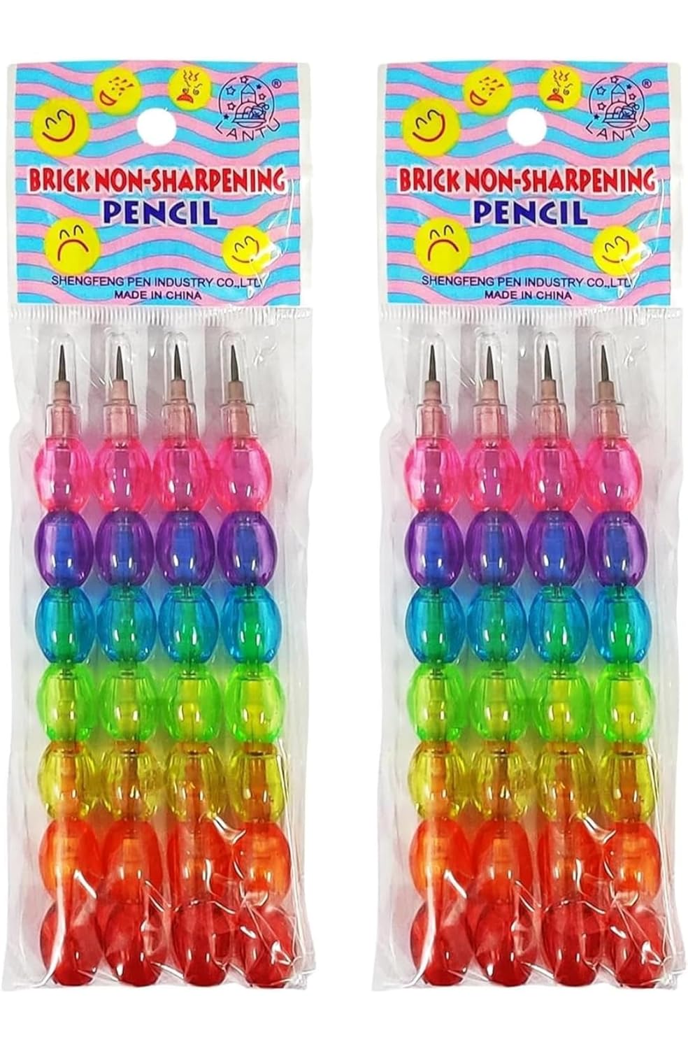 Moti Pearl Stacking Non Sharpening Pencil, Beautiful Design, Long Lasting, Kids, Birthday, Return Gift